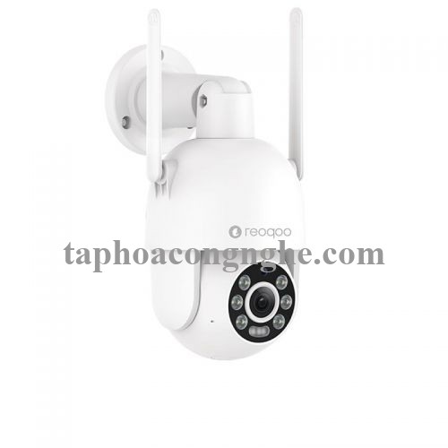 Reoqoo x31b 2.5K UHD Camera ngoài trời cổng rj45 Wifi ăng-ten kép Ai 360 P / T còi hú với đèn led 14 màu phát hiện khói cháy H265 Onvif 8s CLOUD lưu trữ 29552 xt-x31b 10029552